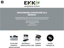 Tablet Screenshot of ekko.net.pl